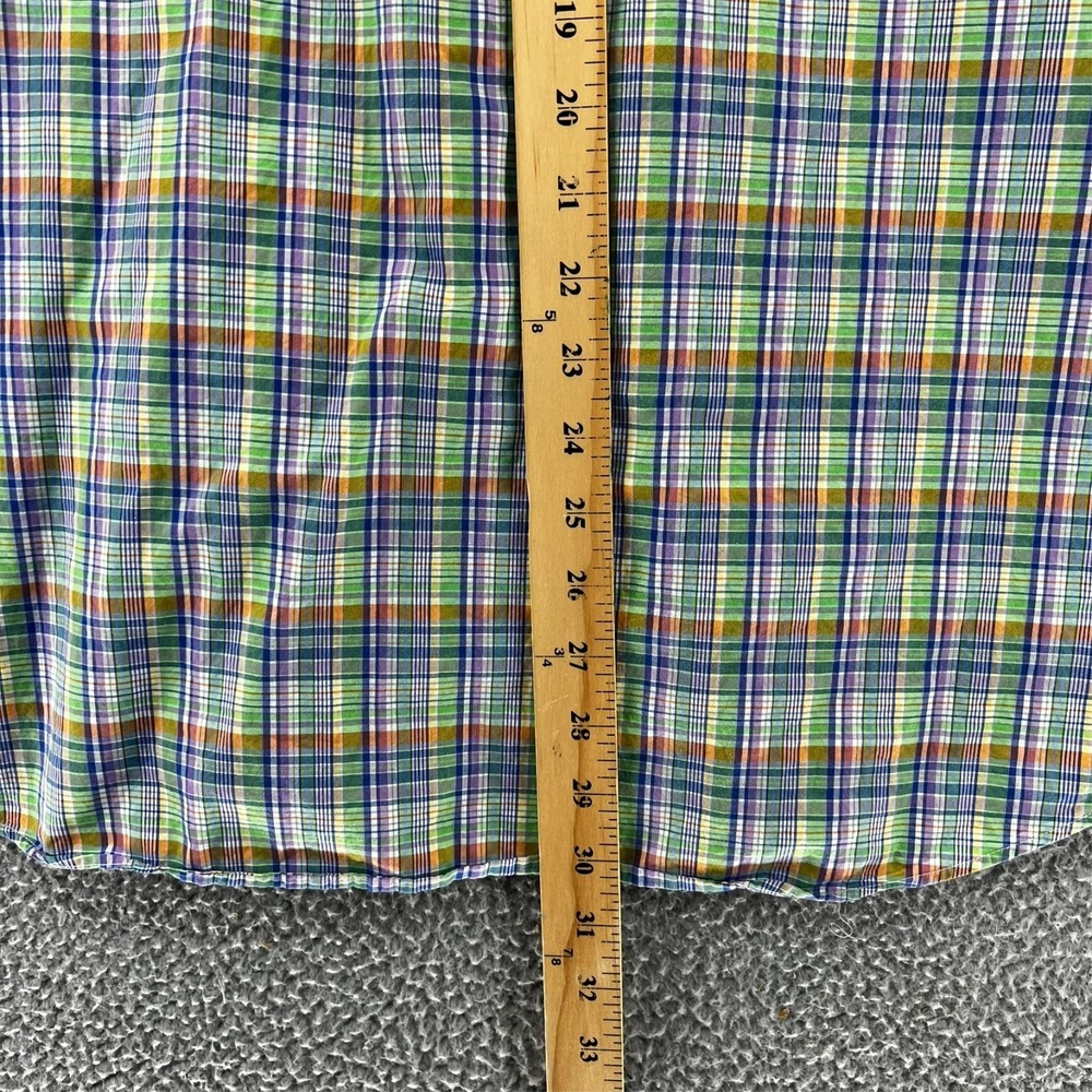 Polo Ralph Lauren Shirt Men XXL Classic Fit Plaid Button Down Multi Color Cotton - Picture 13 of 15